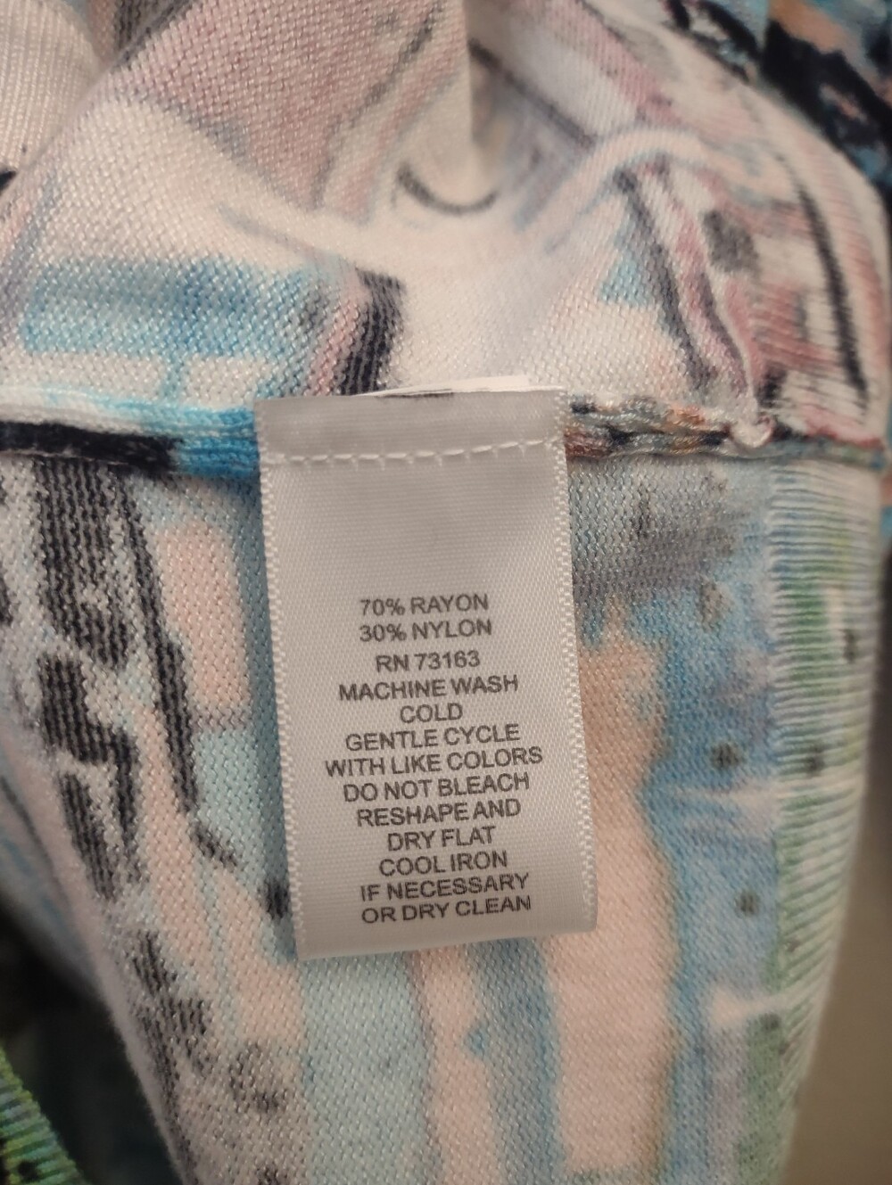 Cable & Gauge Women’s Size Large Coastal Print Button Front Cardigan - Picture 10 of 10